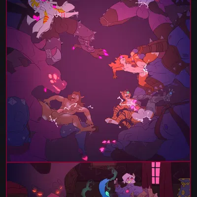 germaine (vixen), kiawolf, metal (character) created by metal (artist)