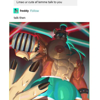 glamrock freddy (five nights at freddy's, five nights at freddy's: security breach) created by vaniwall