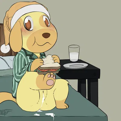 goldie (animal crossing) (animal crossing, nintendo) created by benji (artist)