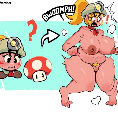 goombella (mario bros, nintendo) created by thehornyzen