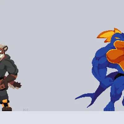 grindzy (nephiclav), kiba (higgsfigs) created by nephiclav