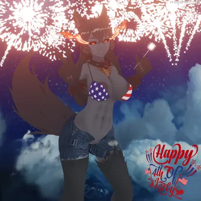 hellhound (mge) (4th of july, monster girl encyclopedia) created by elisasharky (artist)
