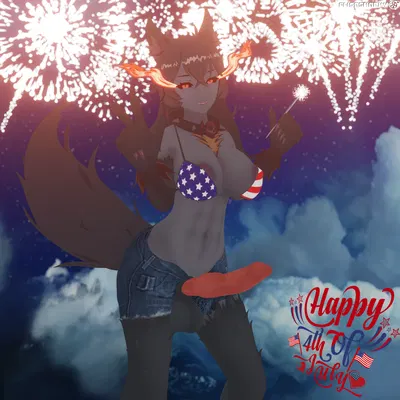 hellhound (mge) (4th of july, monster girl encyclopedia) created by elisasharky (artist)