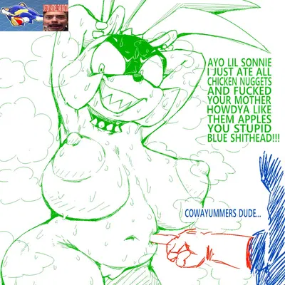 homelander (the boys), sonic the hedgehog, surge the tenrec (idw publishing, live tucker reaction) created by general proton