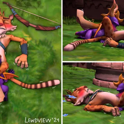hunter (spyro), spyro (activision, mythology) created by lewdview
