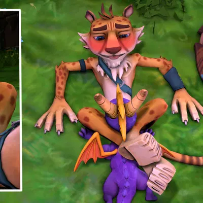 hunter (spyro), spyro (activision, mythology) created by lewdview