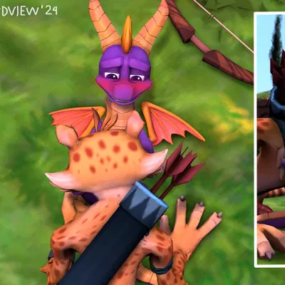 hunter (spyro), spyro (activision, mythology) created by lewdview