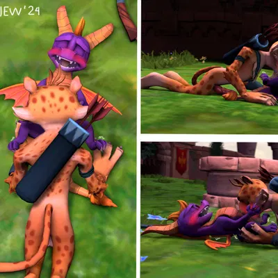hunter (spyro), spyro (activision, mythology) created by lewdview