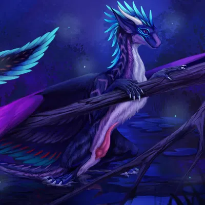 indigo fluff (european mythology, mythology) created by ztalex