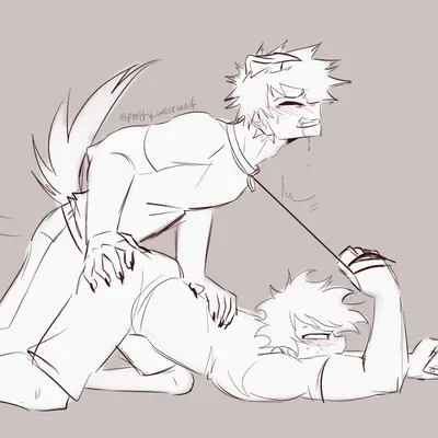izuku midoriya, katsuki bakugou (my hero academia) created by pretty werewolf