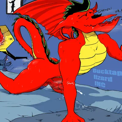 jake long, stitch (lilo and stitch) (american dragon: jake long, disney) created by ducktape lizard inc