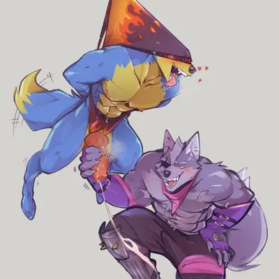 jaydenthethunderwolf (character), wolf o'donnell (nintendo, star fox) created by harryharold