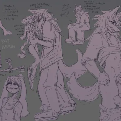 jett (ratbrain17), lily (ratbrain17) created by ratbrain17