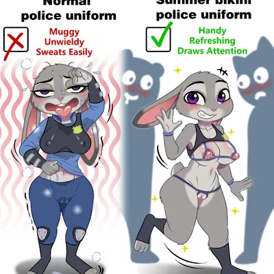 judy hopps (disney, zootopia) created by daimo