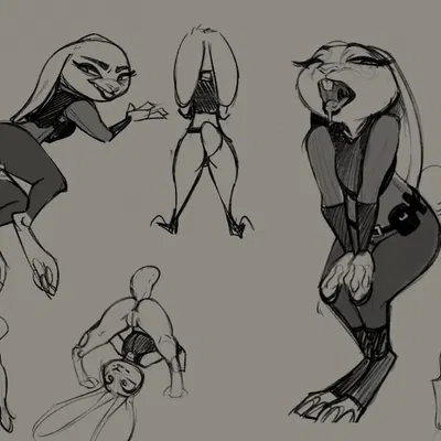 judy hopps, nick wilde (disney, zootopia) created by discreet user