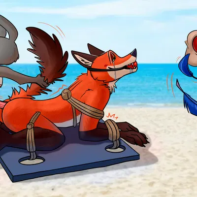 judy hopps, nick wilde (disney, zootopia) created by tigre-io, tigrio prulsan