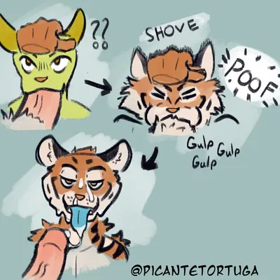 juno (picantetortuga), rascal (itmeporps) created by picantetortuga