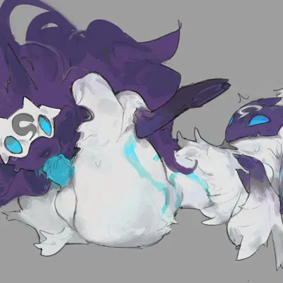 kindred (lol), lamb (lol), wolf (lol) (league of legends, riot games) created by ramssa