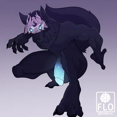 kindred (lol), wolf (lol) (league of legends, riot games) created by flomarcy