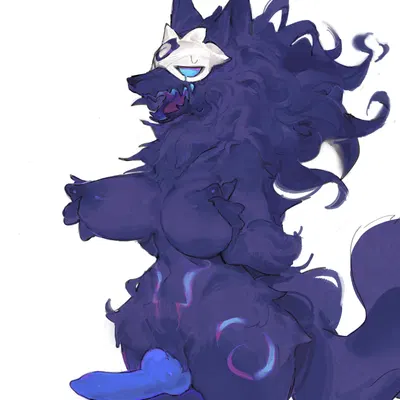 kindred (lol), wolf (lol) (league of legends, riot games) created by ramssa