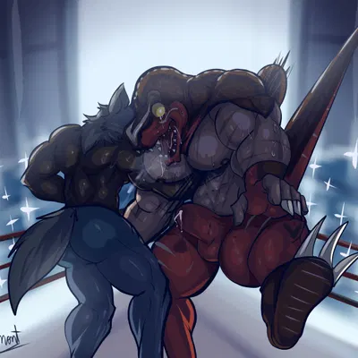 king of dinosaurs (king of fighters, snk) created by pinumontbalou