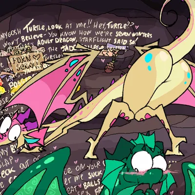 kinkajou (wof), turtle (wof) (mythology, wings of fire) created by roksim