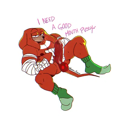 knuckles the echidna (sega, sonic boom) created by bacon sama