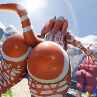 knuckles the echidna, sonic the hedgehog, tikal the echidna (sega, sonic adventure) created by vulkyasha