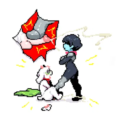 kris dreemurr, ralsei (deltarune, undertale (series)) created by kinkykong