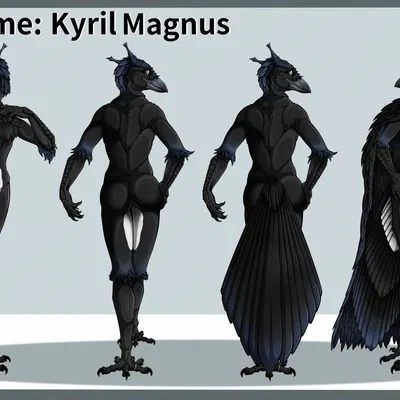 kyril magnus created by feathered diva