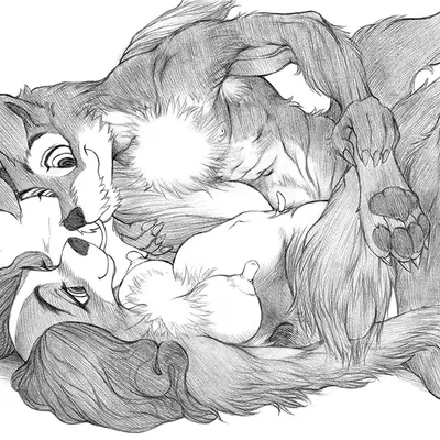 lady (lady and the tramp), tramp (lady and the tramp) (disney, lady and the tramp) created by marudi