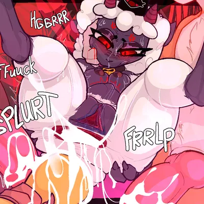 lamb (cult of the lamb) (cult of the lamb, massive monster (studio)) created by trufzn