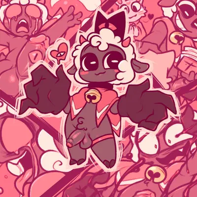 lamb (cult of the lamb), red crown (cult of the lamb) (bible, cult of the lamb) created by aipeco18