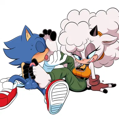 lanolin the sheep (sonic), sonic the hedgehog (idw publishing, sega) created by deepcreases