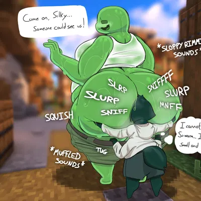 lemon (pastelitikiwi), silky (axoarts) (microsoft, minecraft) created by axoarts