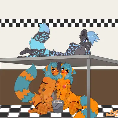 leo (milkbrew), sasha (softpawcafe), sidney (softpawcafe) created by softpawcafe