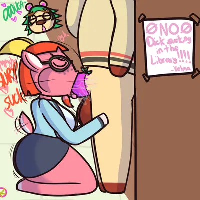 leopold (animal crossing), velma (animal crossing) (animal crossing, nintendo) created by klutzatdusk