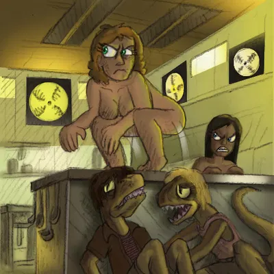 lex murphy, tim murphy (jurassic park, universal studios) created by killb94 (artist)