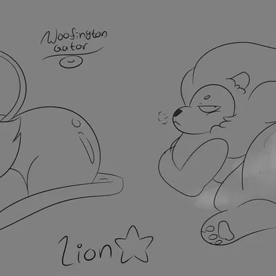 lion (steven universe) (cartoon network, steven universe) created by woofington gator