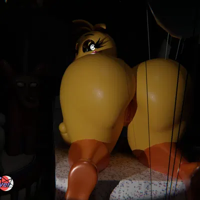 lovetaste chica, runaboo chica, toy chica (fnaf) (five nights at freddy's, five nights at freddy's 2) created by feversfm