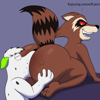 lucky dalmatian, rocket raccoon (guardians of the galaxy, marvel) created by colossalstars