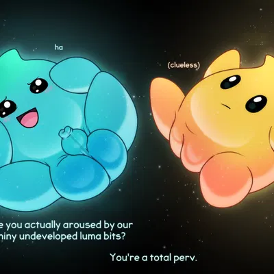 lumalee (illumination entertainment, mario bros) created by zeklullaby