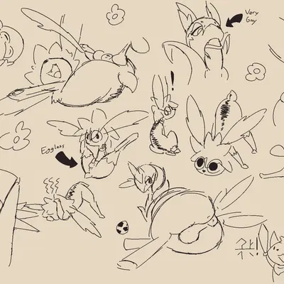 magnolia (shaymin), path (pathwarden), ruin seeker (nintendo, pokemon) created by muzzzzz