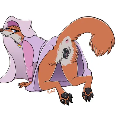 maid marian (disney, robin hood (disney)) created by queenkoko