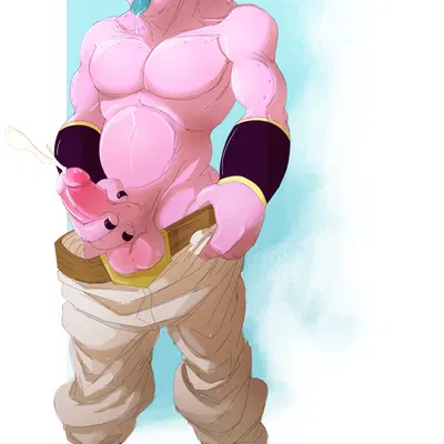 majin buu, super buu (dragon ball, dragon ball z) created by daire301