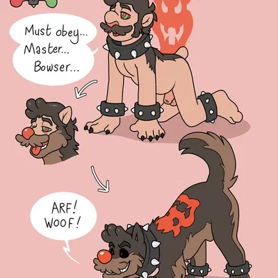 mario (mario bros, nintendo) created by blueballs