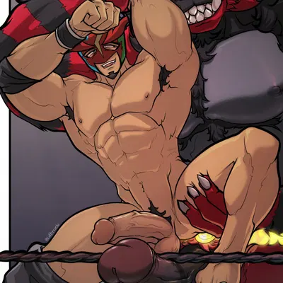 masked royal, professor kukui (nintendo, pokemon) created by bidbrock