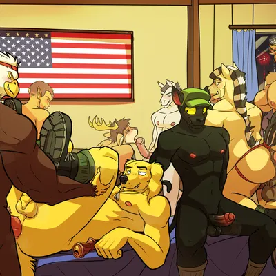 michelangelo finesse (thekbear), russel ashwood (thekbear), teabone tsul (4th of july) created by thekinkybear