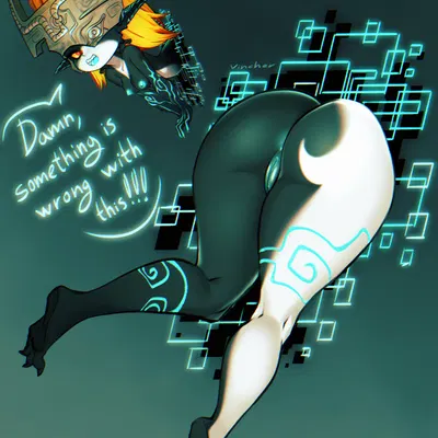midna (nintendo, the legend of zelda) created by vincher