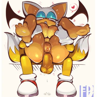 miles prower, rouge the bat (sega, sonic the hedgehog (series)) created by edalv